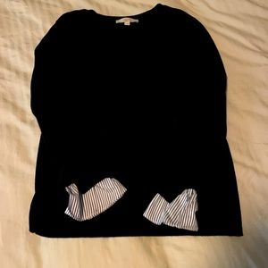 Loft derailed sleeve sweater